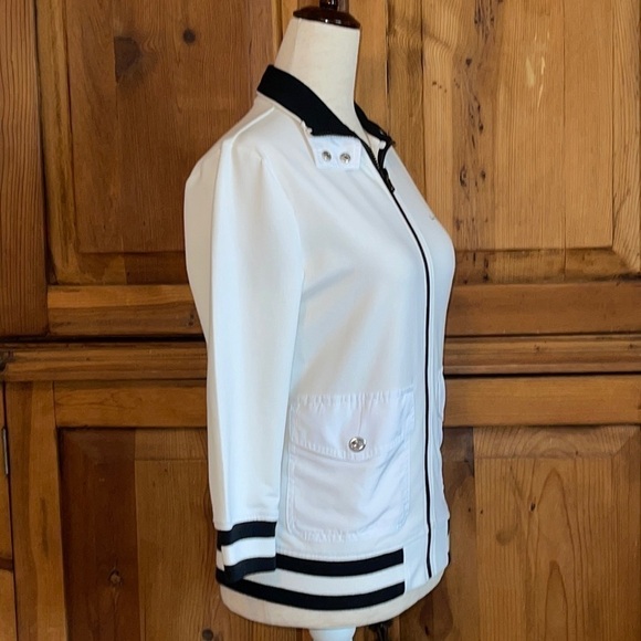 Lauren Ralph Lauren Active White & Black Contrast Jack… - Picture 4 of 16
